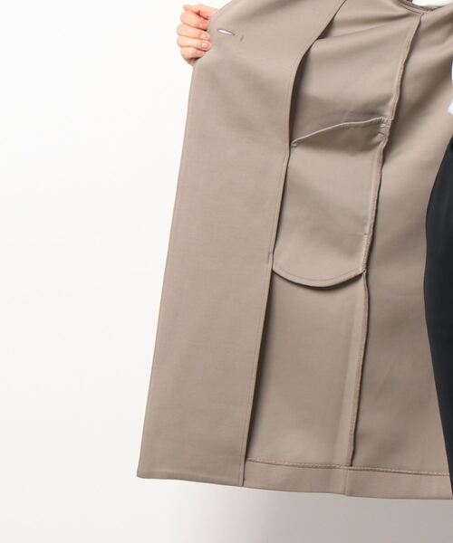 Honeys（ハニーズ）の「カラーレスロングコート（ノーカラーコート・レディース・ブラック/モカ/グレー系その他/ピンクベージュ/グレイッシュベージュ・LL/S/M/L）」の22枚目の写真