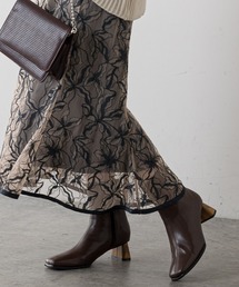 natural couture | ウッドヒールデイリーブーツ(ブーツ)