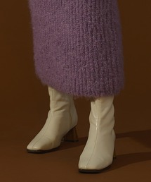 natural couture | ウッドヒールデイリーブーツ(ブーツ)