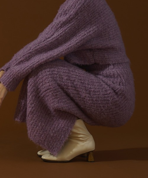 natural couture（ナチュラルクチュール）の「ウッドヒールデイリーブーツ（ブーツ・レディース・アイボリー/ブラック/ブラウン・MEDIUM/LARGE）」の15枚目の写真