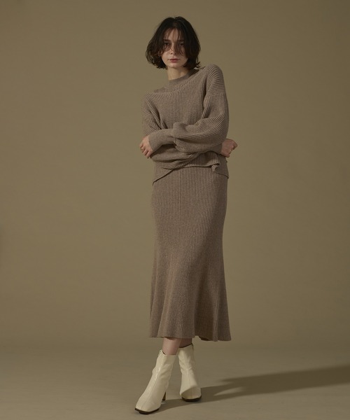 natural couture（ナチュラルクチュール）の「ウッドヒールデイリーブーツ（ブーツ・レディース・アイボリー/ブラック/ブラウン・MEDIUM/LARGE）」の17枚目の写真