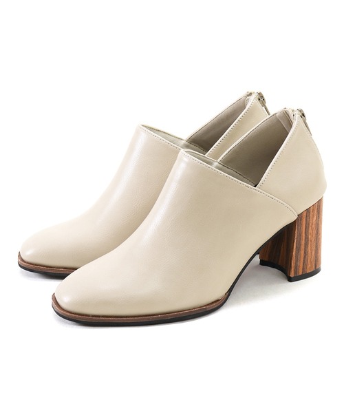 SESTO(セスト)の「ウッドヒールブーティ(ブーツ・レディース・ブラック/アイボリー/ブラウン・LL/3L/S/M/L)」の22枚目の写真