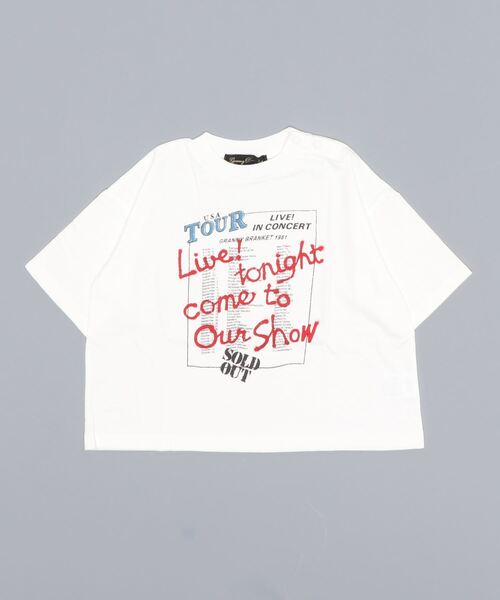 Granny Branket（グラニーブランケット）の「バンドBIGTシャツ（90～140cm）（Tシャツ/カットソー・キッズ・ホワイト/ブラック・120/140/100/130/90/110）」の6枚目の写真