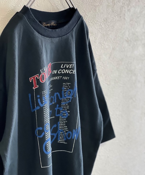 Granny Branket（グラニーブランケット）の「バンドBIGTシャツ（90～140cm）（Tシャツ/カットソー・キッズ・ホワイト/ブラック・120/140/100/130/90/110）」の5枚目の写真