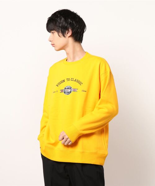 Reebok（リーボック）の「ロマンティック クラウン クルー スウェットシャツ / Romantic Crown Crew Sweatshirt（スウェット・メンズ・イエロー/オフホワイト/ブラック・MEDIUM/SMALL/X-SMALL/XXX-LARGE/LARGE/X-LARGE/XX-LARGE）」の20枚目の写真