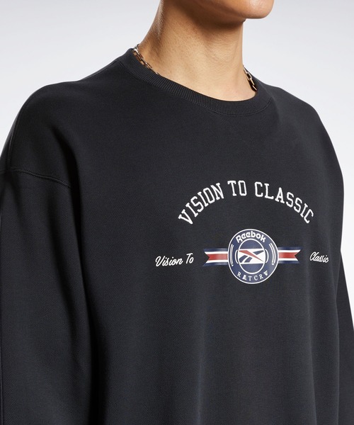 Reebok（リーボック）の「ロマンティック クラウン クルー スウェットシャツ / Romantic Crown Crew Sweatshirt（スウェット・メンズ・イエロー/オフホワイト/ブラック・MEDIUM/SMALL/X-SMALL/XXX-LARGE/LARGE/X-LARGE/XX-LARGE）」の18枚目の写真
