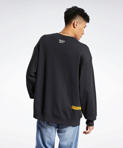 Reebok（リーボック）の「ロマンティック クラウン クルー スウェットシャツ / Romantic Crown Crew Sweatshirt（スウェット・メンズ・イエロー/オフホワイト/ブラック・MEDIUM/SMALL/X-SMALL/XXX-LARGE/LARGE/X-LARGE/XX-LARGE）」の21枚目の写真
