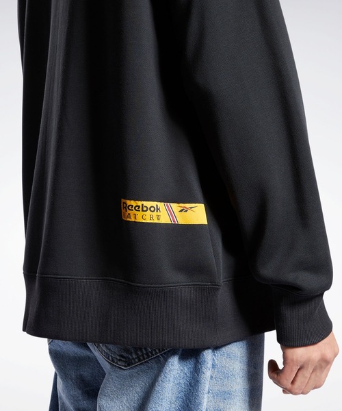 Reebok（リーボック）の「ロマンティック クラウン クルー スウェットシャツ / Romantic Crown Crew Sweatshirt（スウェット・メンズ・イエロー/オフホワイト/ブラック・MEDIUM/SMALL/X-SMALL/XXX-LARGE/LARGE/X-LARGE/XX-LARGE）」の7枚目の写真