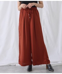 Alluge | ビンテージサテンイージーワイドパンツ(その他パンツ)