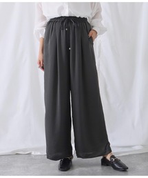 ビンテージサテンイージーワイドパンツ