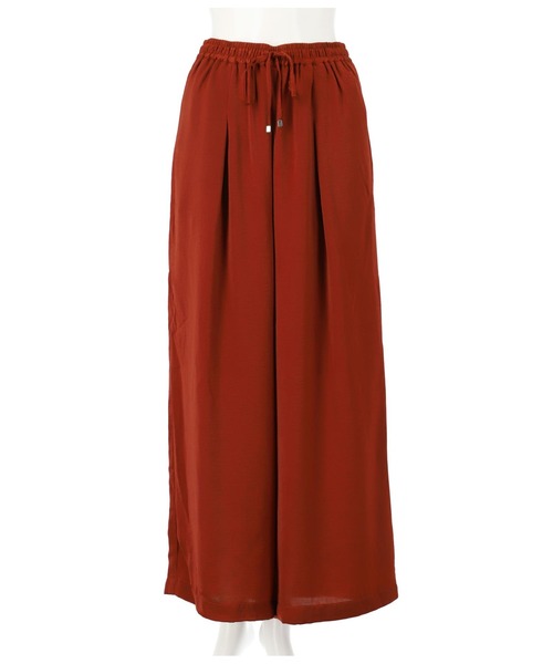 Alluge（アルージュ）の「ビンテージサテンイージーワイドパンツ（その他パンツ・レディース・ブラウン/ブラック・FREE）」の11枚目の写真