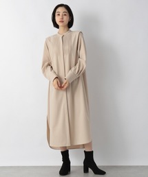 LOWRYS FARM | ピンタックシャツワンピース　215305(ワンピース)