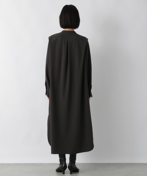 LOWRYS FARM(ローリーズファーム)の「ピンタックシャツワンピース 215305(ワンピース・レディース・グレー/ブルー/グリーン/アイボリー・FREE)」の6枚目の写真