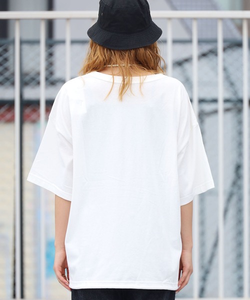 RIOT FACETASM（ライオットファセッタズム）の「RIOT FACETASM/ライオットファセッタズム DRAWSTRING TEE ボックスシルエット Tシャツ ビッグシルエット（Tシャツ/カットソー・メンズ・ホワイト/ブラック/サックスブルー・M/XL/L）」の19枚目の写真