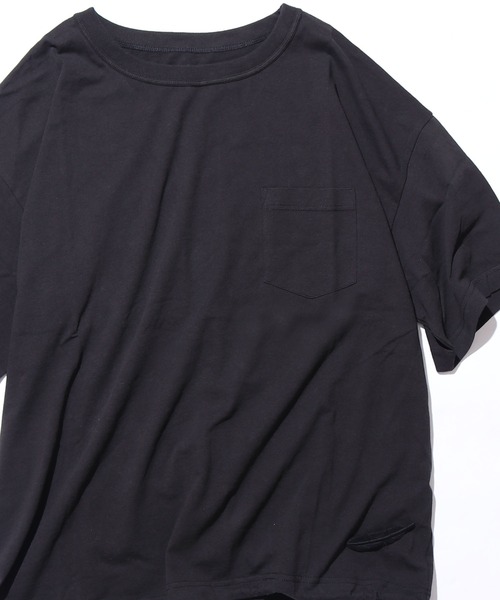 RIOT FACETASM（ライオットファセッタズム）の「RIOT FACETASM/ライオットファセッタズム DRAWSTRING TEE ボックスシルエット Tシャツ ビッグシルエット（Tシャツ/カットソー・メンズ・ホワイト/ブラック/サックスブルー・M/XL/L）」の11枚目の写真