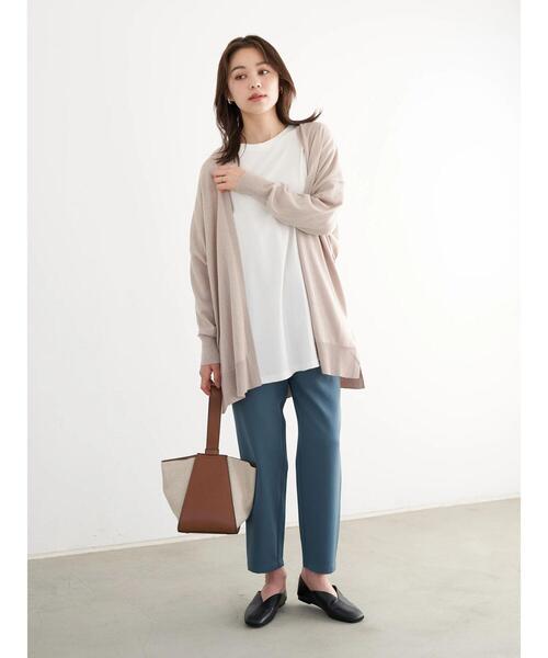 earth music&ecology(アースミュージックアンドエコロジー)の「スッキリリラックステーパードパンツ *(その他パンツ・レディース・ブラック/ピンク/グリーン/ホワイト系その他2・M/L)」の6枚目の写真