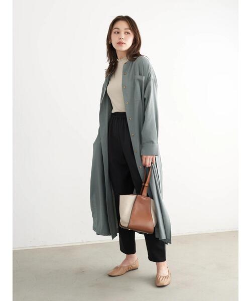 earth music&ecology(アースミュージックアンドエコロジー)の「スッキリリラックステーパードパンツ *(その他パンツ・レディース・ブラック/ピンク/グリーン/ホワイト系その他2・M/L)」の17枚目の写真