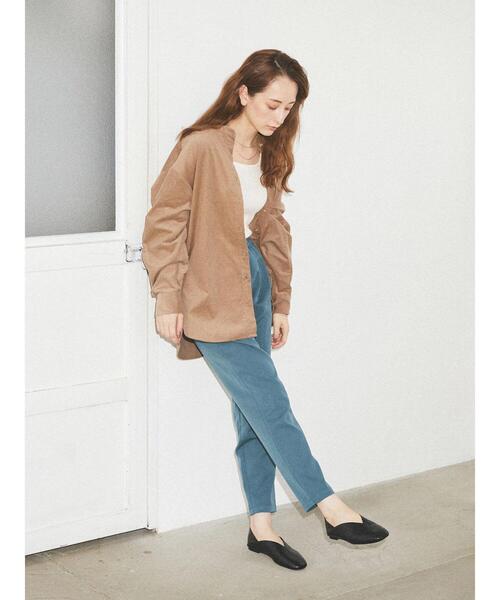 earth music&ecology(アースミュージックアンドエコロジー)の「スッキリリラックステーパードパンツ *(その他パンツ・レディース・ブラック/ピンク/グリーン/ホワイト系その他2・M/L)」の21枚目の写真