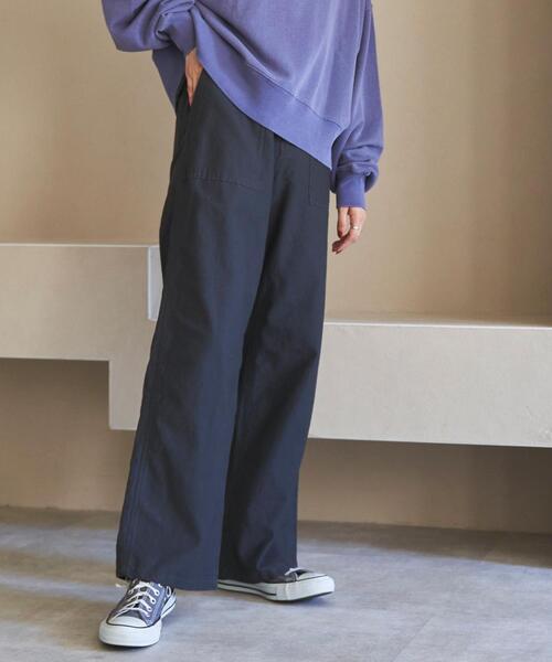 coen（コーエン）の「ハイライズベイカーパンツ（カーゴパンツ・レディース・ブラック/オリーブ/ブラウン・MEDIUM/SMALL/LARGE）」の4枚目の写真