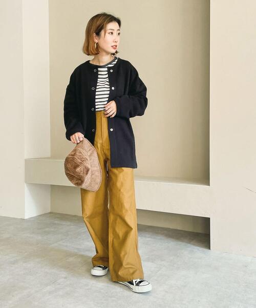 coen（コーエン）の「ハイライズベイカーパンツ（カーゴパンツ・レディース・ブラック/オリーブ/ブラウン・MEDIUM/SMALL/LARGE）」の17枚目の写真