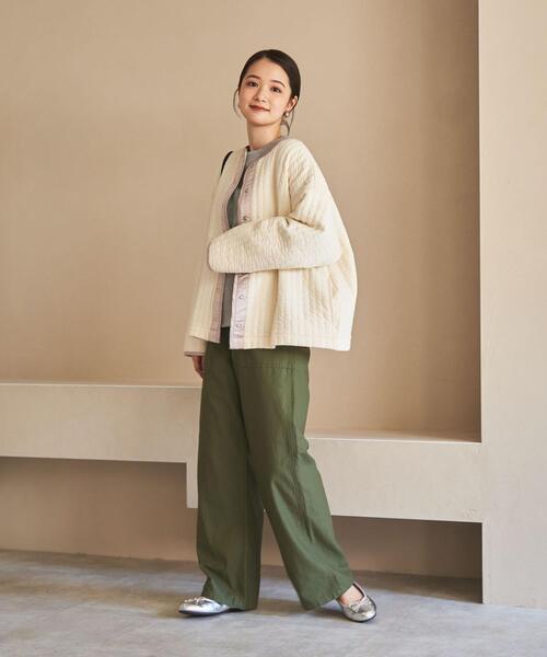 coen（コーエン）の「ハイライズベイカーパンツ（カーゴパンツ・レディース・ブラック/オリーブ/ブラウン・MEDIUM/SMALL/LARGE）」の19枚目の写真