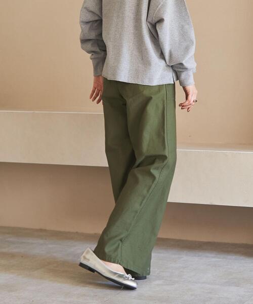 coen（コーエン）の「ハイライズベイカーパンツ（カーゴパンツ・レディース・ブラック/オリーブ/ブラウン・MEDIUM/SMALL/LARGE）」の11枚目の写真