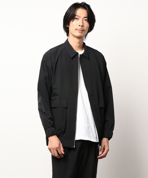 COTORICA(コトリカ)の「テックストレッチジャケット(ブルゾン・メンズ・ブラック/モカ・MEDIUM/LARGE)」の2枚目の写真