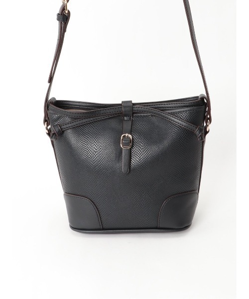 m.f.editorial（エムエフエディトリアル）の「アニマル型押し ショルダーバッグ（ショルダーバッグ・レディース・ブラック/ベージュ・FREE）」の8枚目の写真