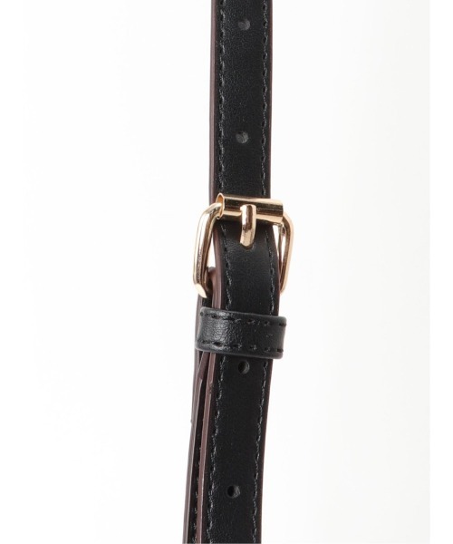 m.f.editorial（エムエフエディトリアル）の「アニマル型押し ショルダーバッグ（ショルダーバッグ・レディース・ブラック/ベージュ・FREE）」の7枚目の写真