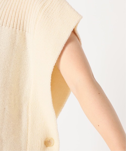 Spick & Span（スピックアンドスパン）の「#スクエアベスト◆（ベスト・レディース・アイボリー/ブラウン・FREE）」の19枚目の写真