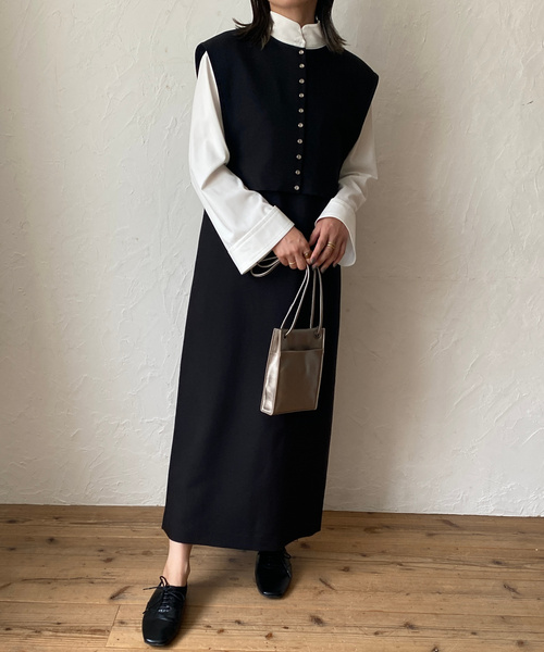 ReNorm（リノーム）の「ミニショルダーバッグ（ショルダーバッグ・レディース・グレイッシュベージュ/ブラック/ゴールド・フリー）」の6枚目の写真