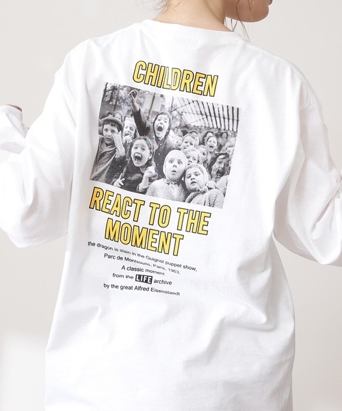 N.（N. Natural Beauty Basic）（エヌエヌナチュラルビューティーベーシック）の「【ＧＯＯＤ　ＲＯＣＫ　ＳＰＥＥＤ】ＬＩＦＥロンＴ（Tシャツ/カットソー・レディース・ホワイト・MEDIUM）」の3枚目の写真