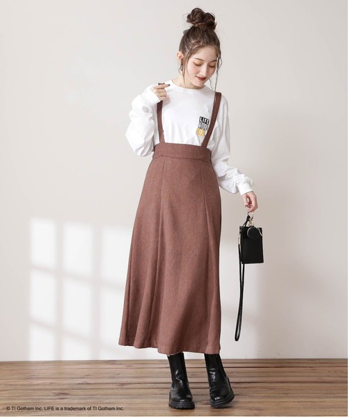 N.（N. Natural Beauty Basic）（エヌエヌナチュラルビューティーベーシック）の「【ＧＯＯＤ　ＲＯＣＫ　ＳＰＥＥＤ】ＬＩＦＥロンＴ（Tシャツ/カットソー・レディース・ホワイト・MEDIUM）」の12枚目の写真