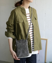 URBAN RESEARCH DOORS | コットンミリタリースタンドシャツ(シャツ/ブラウス)