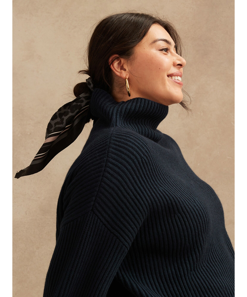 Banana Republic（バナナリパブリック）の「メリノカシミヤ ファネル