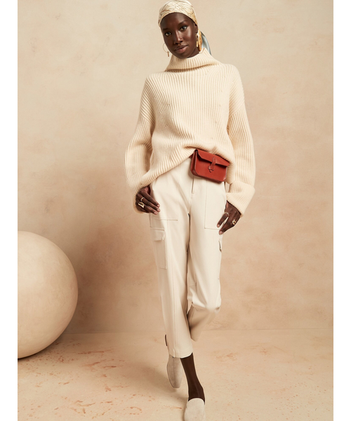 Banana Republic（バナナリパブリック）の「メリノカシミヤ ファネル