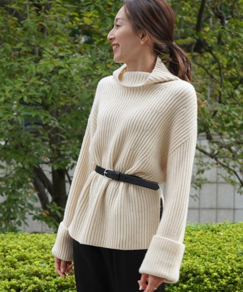 Banana Republic（バナナリパブリック）の「メリノカシミヤ ファネル