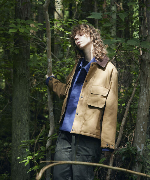 GLOSTER（グロスター）の「【GLOSTER/グロスター】パデッドダック ハンティングブルゾン（ブルゾン・メンズ・ブラック/ブラウン・MEDIUM/LARGE）」の4枚目の写真