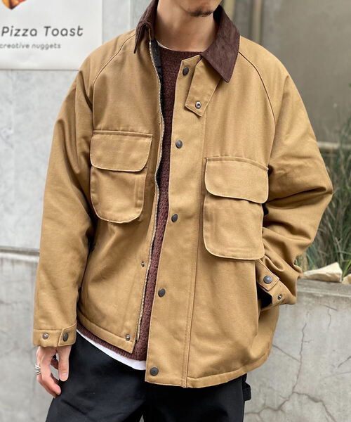 GLOSTER（グロスター）の「【GLOSTER/グロスター】パデッドダック ハンティングブルゾン（ブルゾン・メンズ・ブラック/ブラウン・MEDIUM/LARGE）」の5枚目の写真