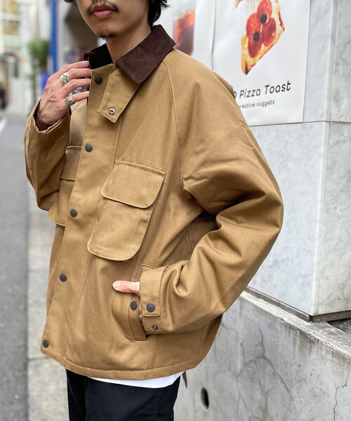 GLOSTER（グロスター）の「【GLOSTER/グロスター】パデッドダック ハンティングブルゾン（ブルゾン・メンズ・ブラック/ブラウン・MEDIUM/LARGE）」の7枚目の写真