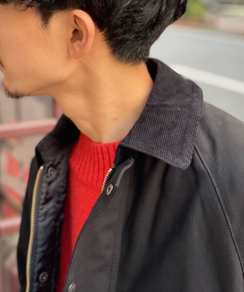 GLOSTER（グロスター）の「【GLOSTER/グロスター】パデッドダック ハンティングブルゾン（ブルゾン・メンズ・ブラック/ブラウン・MEDIUM/LARGE）」の14枚目の写真