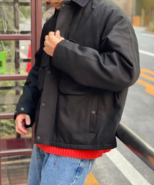 GLOSTER（グロスター）の「【GLOSTER/グロスター】パデッドダック ハンティングブルゾン（ブルゾン・メンズ・ブラック/ブラウン・MEDIUM/LARGE）」の15枚目の写真