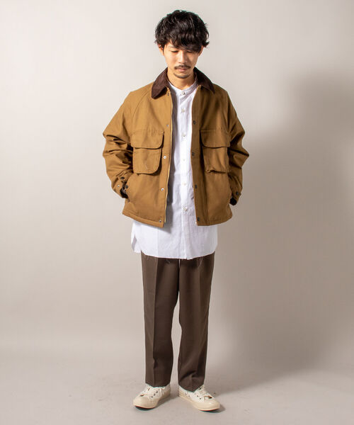 GLOSTER（グロスター）の「【GLOSTER/グロスター】パデッドダック ハンティングブルゾン（ブルゾン・メンズ・ブラック/ブラウン・MEDIUM/LARGE）」の19枚目の写真