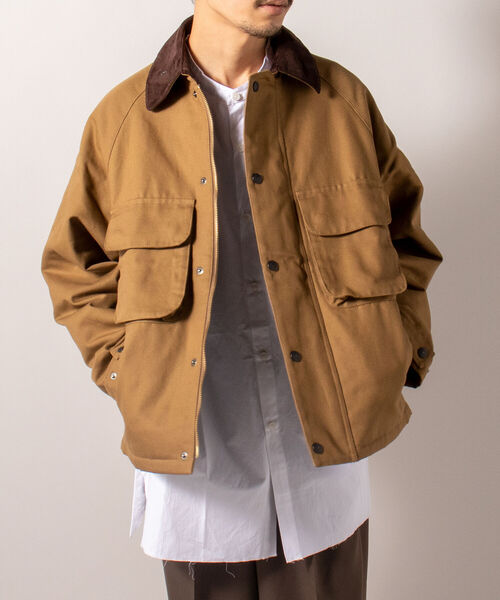 GLOSTER（グロスター）の「【GLOSTER/グロスター】パデッドダック ハンティングブルゾン（ブルゾン・メンズ・ブラック/ブラウン・MEDIUM/LARGE）」の20枚目の写真