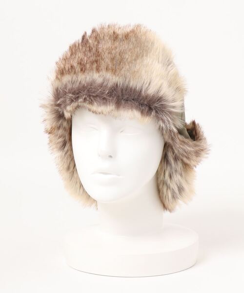 AVIREX（アヴィレックス）の「【AVIREX/アヴィレックス】FLIGHT BOA CAP/フライトボアキャップ（キャップ・レディース・ブラック/カーキ・FREE）」の16枚目の写真