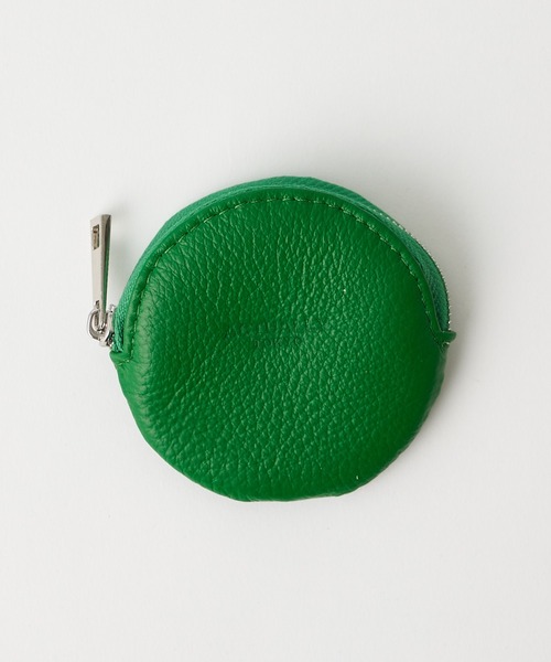 Actually(アクチュアリー)の「本革 ラウンドケース 財布 小物入れ(コインケース・レディース・ブラック/ピンク/シルバー/グリーン/グレー/ゴールド/ベージュ/レモンイエロー/ラベンダー/グリーン系・フリー)」の6枚目の写真