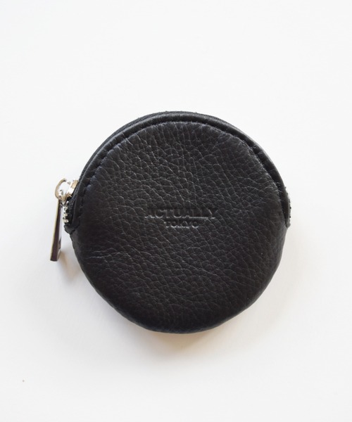 Actually(アクチュアリー)の「本革 ラウンドケース 財布 小物入れ(コインケース・レディース・ブラック/ピンク/シルバー/グリーン/グレー/ゴールド/ベージュ/レモンイエロー/ラベンダー/グリーン系・フリー)」の17枚目の写真