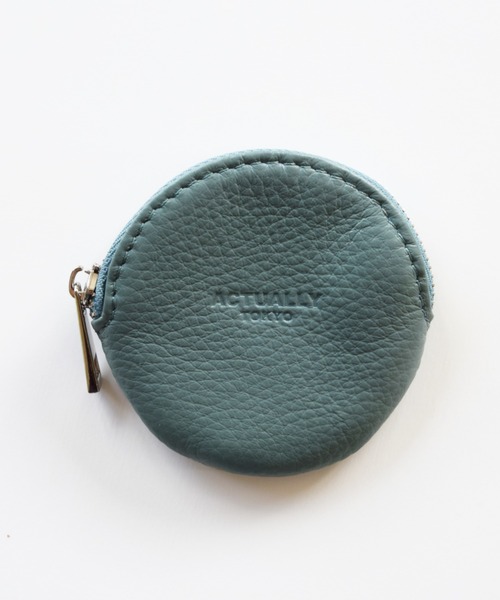 Actually(アクチュアリー)の「本革 ラウンドケース 財布 小物入れ(コインケース・レディース・ブラック/ピンク/シルバー/グリーン/グレー/ゴールド/ベージュ/レモンイエロー/ラベンダー/グリーン系・フリー)」の13枚目の写真