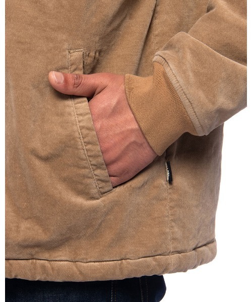 BILLABONG(ビラボン)の「BILLABONG メンズ 【WAVE WASHED】 INDIGO VELOUR JACKET ジャケット 【2021年秋冬モデル】/ビラボンベロアキルティングインナージャケット(ブルゾン・メンズ・ベージュ/インディゴブルー・MEDIUM/LARGE/X-LARGE)」の9枚目の写真