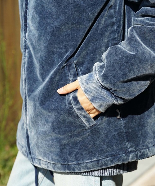 BILLABONG(ビラボン)の「BILLABONG メンズ 【WAVE WASHED】 INDIGO VELOUR JACKET ジャケット 【2021年秋冬モデル】/ビラボンベロアキルティングインナージャケット(ブルゾン・メンズ・ベージュ/インディゴブルー・MEDIUM/LARGE/X-LARGE)」の21枚目の写真